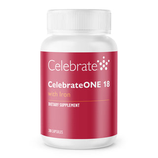 CelebrateONE 18 Eénmaal daagse Bariatrische Multivitamine met IJzer, Capsules