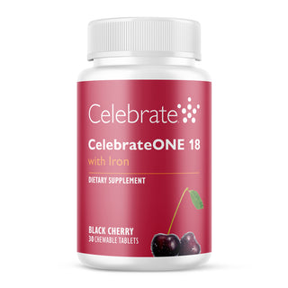 CelebrateONE 18 Eénmaal daagse Bariatrische Multivitamine met IJzer, Kauwtablet