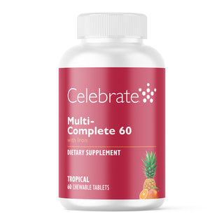 Multi-Complete 60 Bariatric Multivitamine met IJzer Kauwtablet, Tropical