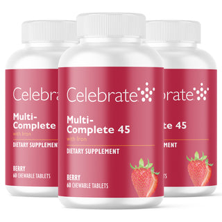 Multi-Complete 45 Bariatrisch Multivitamine met IJzer, Kauwtablet 