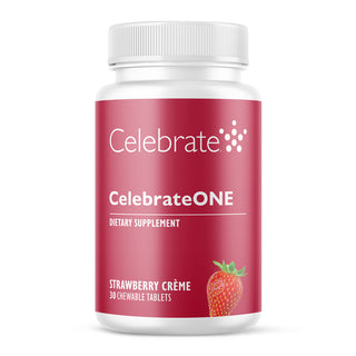 CelebrateONE Eénmaal daags Bariatrische Multivitamine zonder IJzer Kauwtablet