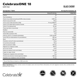 CelebrateONE 18 eenmaal daags Bariatrisch Multivitamine met IJzer, Kauwtablet