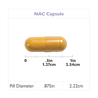 NAC (N-Acetyl Cysteïne), 600mg, Capsules