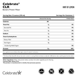 Celebrate® CLR 20g Proteïne Water