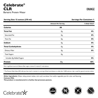 Celebrate® CLR 20g Proteïne Water
