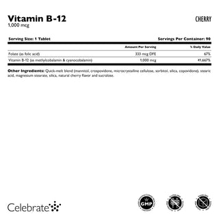 Vitamine B-12 Quick-Melt