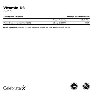 D3 Vitamini 625mcg (25.000 IU) Kapsüller 