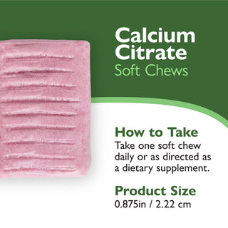 Calcium Citraat, Zachte Kauwtabletten