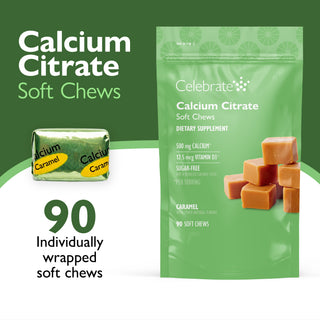 Calcium Citraat, Zachte Kauwtabletten