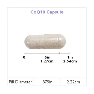 CoQ10 (co-enzym Q10), 100mg, Capsules