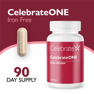 CelebrateONE Eénmaal daags Bariatrische Multivitamine zonder IJzer, Capsules