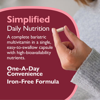 CelebrateONE Eénmaal daags Bariatrische Multivitamine zonder IJzer, Capsules