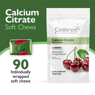 Calcium Citraat, Zachte Kauwtabletten