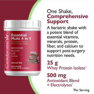 Essentiële Multi 4 in 1 Multivitamine met Calcium + Proteïne, Poeder