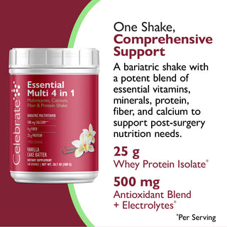 Essentiële Multi 4 in 1 Multivitamine met Calcium + Proteïne, Poeder