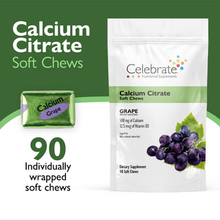 Calcium Citraat, Zachte Kauwtabletten
