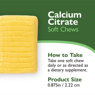 Calcium Citraat, Zachte Kauwtabletten