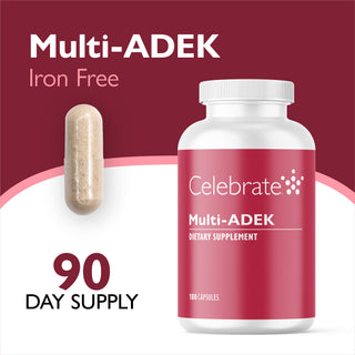 Multi-ADEK Vitamine zonder IJzer, Capsules