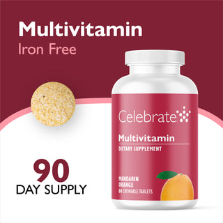 Bariatrische multivitamine zonder ijzer, Kauwtablet
