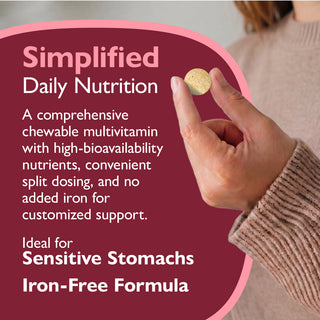 Bariatrische multivitamine zonder ijzer, Kauwtablet