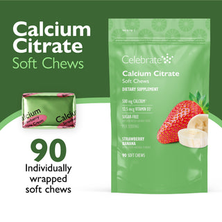 Calcium Citraat, Zachte Kauwtabletten