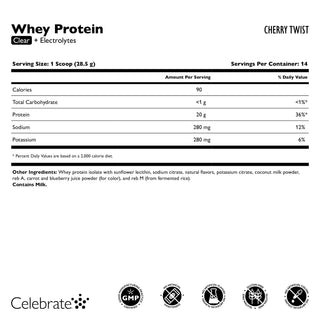 Celebrate Whey Proteïne Clear + Elektrolyten 