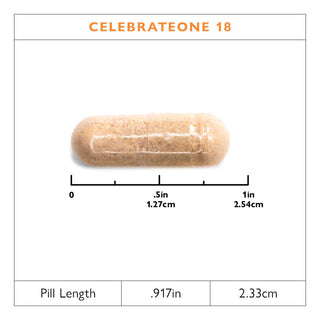 CelebrateONE 18 Eénmaal daagse Bariatrische Multivitamine met IJzer, Capsules