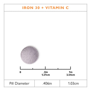 Eisen + Vitamin C Unzerkauter Tablette