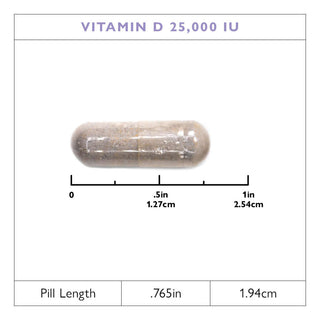 Vitamine D3 625mcg (25.000 IU) Capsules